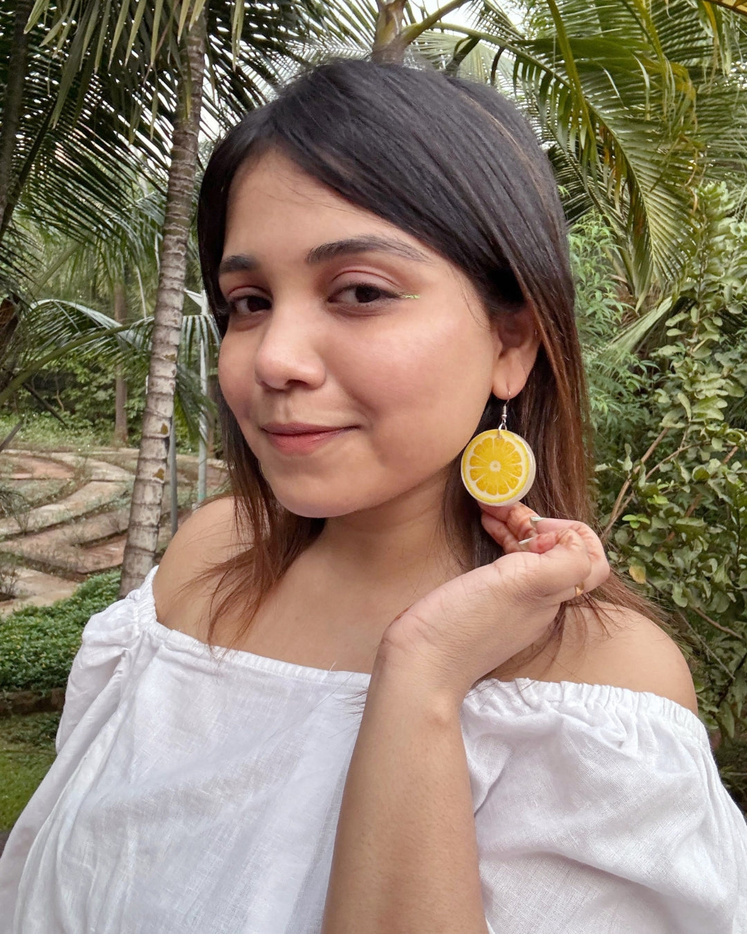 Nimboo Pop — Yellow Lemon Earrings