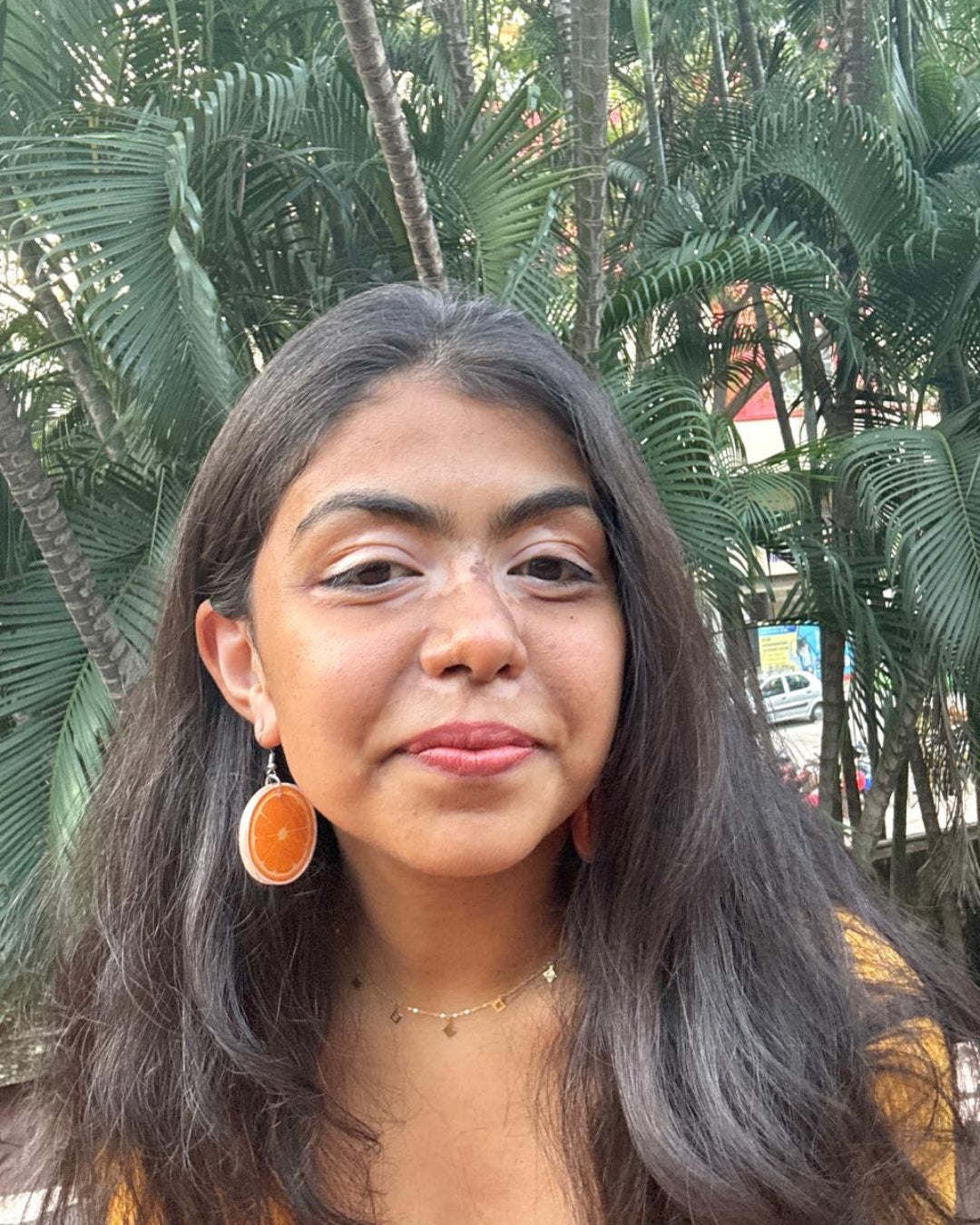 Orange Zing- Orange Earrings