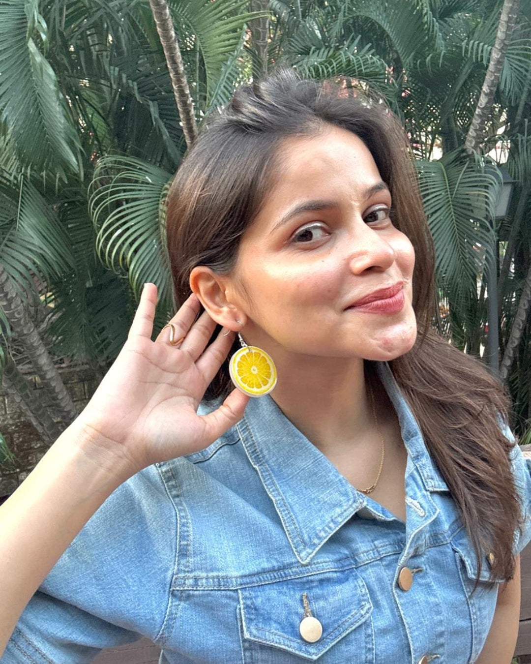 Nimboo Pop — Yellow Lemon Earrings