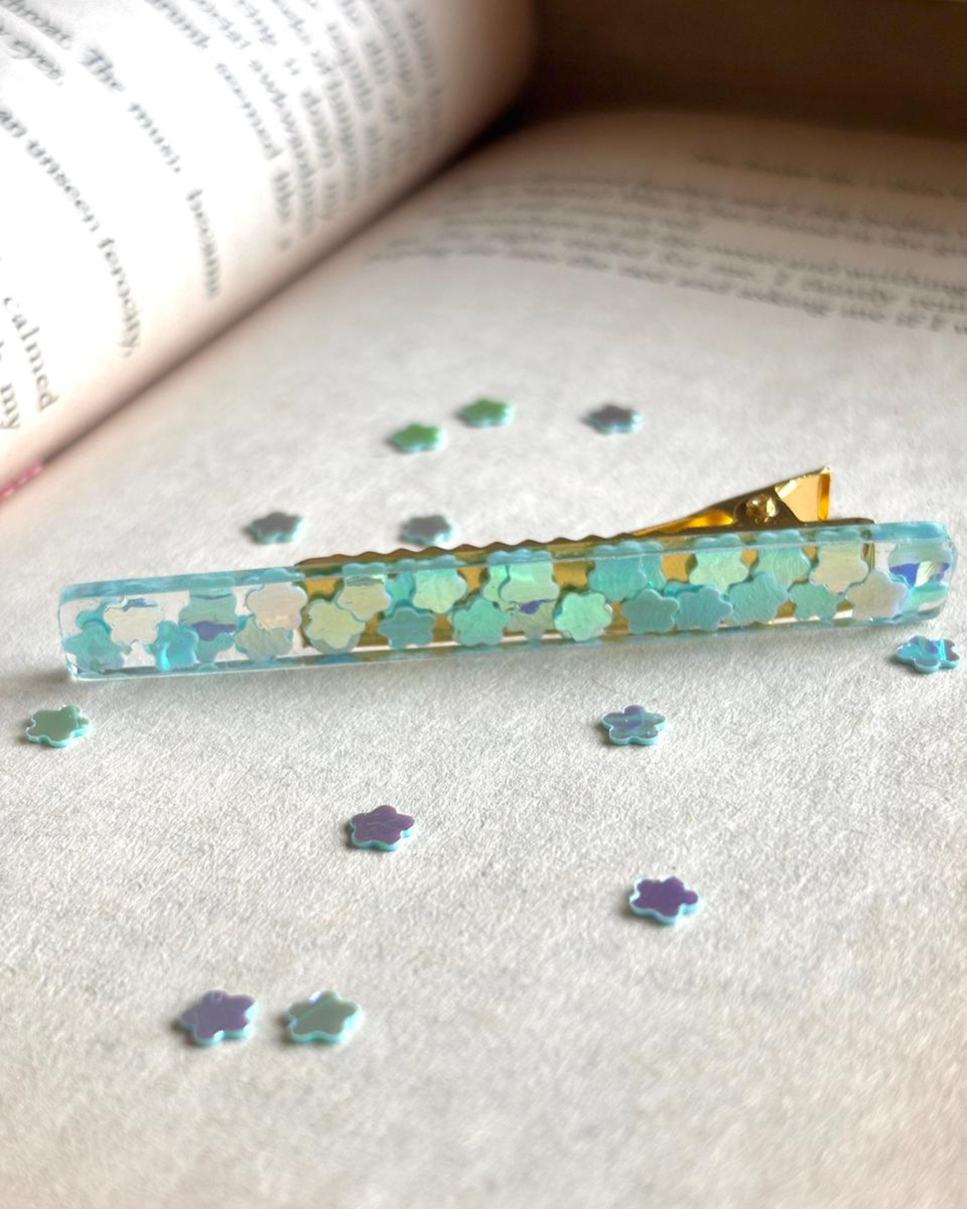 Blue & Pink Crush Hair Clips