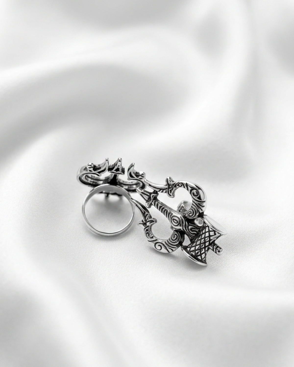 Trishul Adjustable Ring( Unisex)